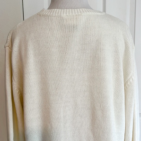 Millers Classic Wear Cherry Sweater Cream and Red Womens Sz 18 - Picture 6 of 13